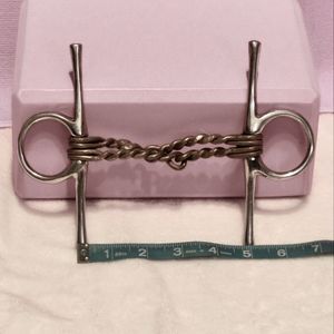 4.75" double twisted wire copper snaffle
